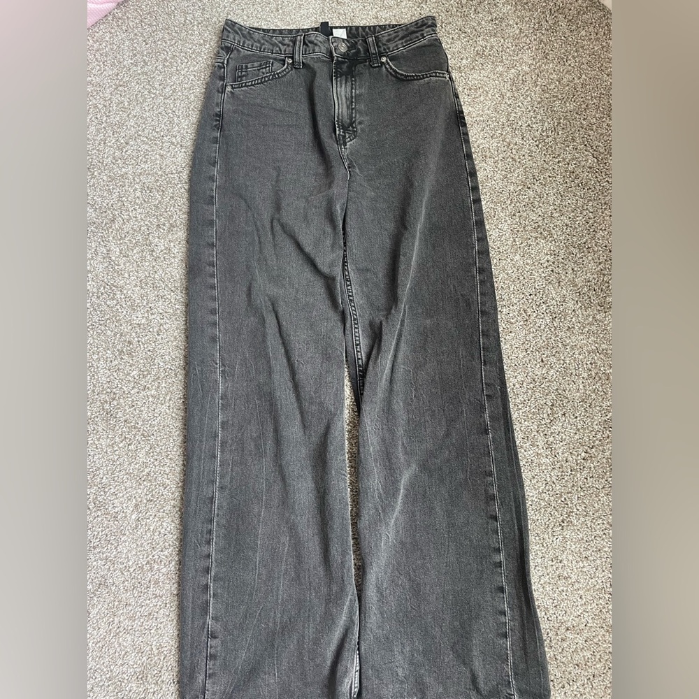 H&M Charcoal Denim Pants